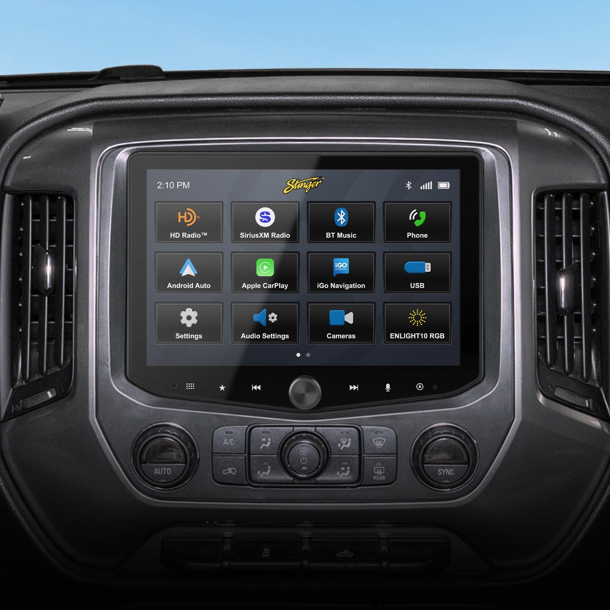 PAC SRK-GM14HX Silverado Sierra HEIGH10 HORIZON10 radio installation kit
