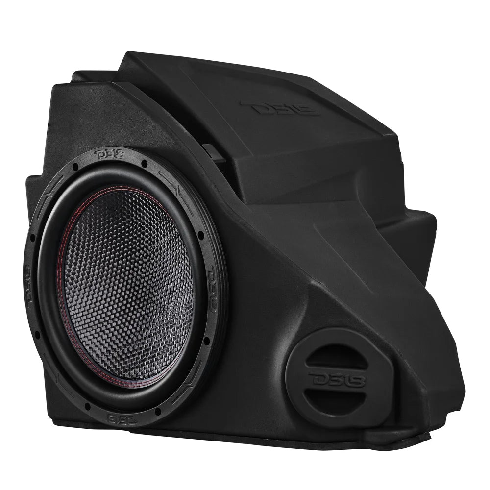 Polaris Rzr Glove Box 10’’ Subwoofer Enclosure 1200 Watts