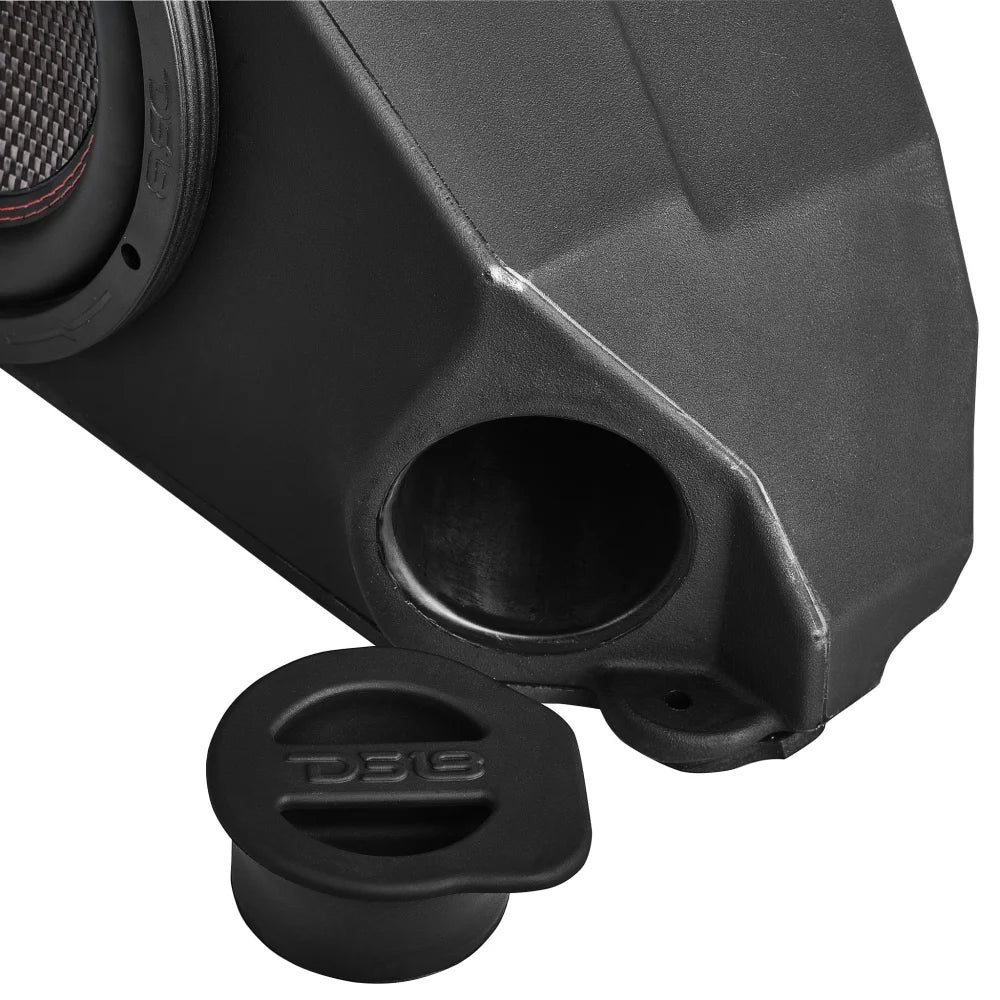 Polaris Rzr Glove Box 10’’ Subwoofer Enclosure 1200 Watts
