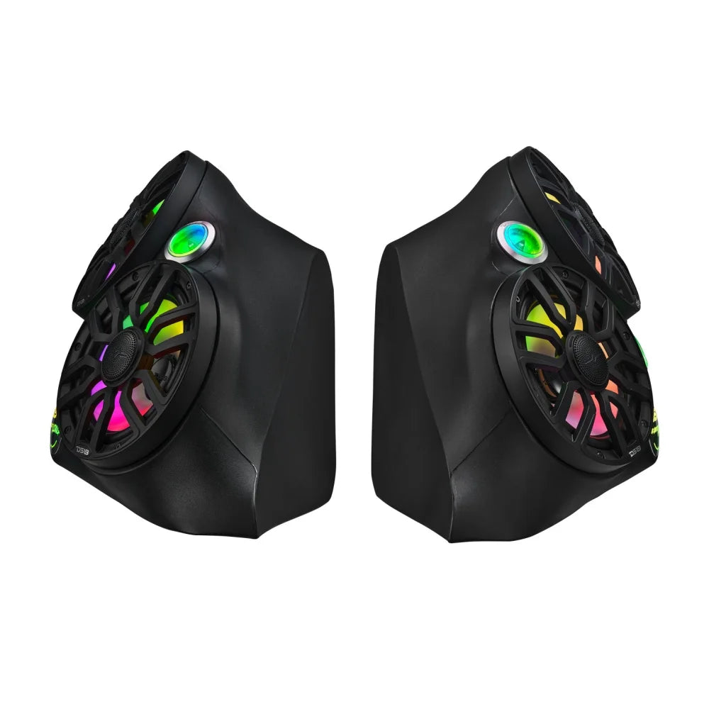 Polaris Slingshot Dual Front Fender 8” Loaded Speaker Pods