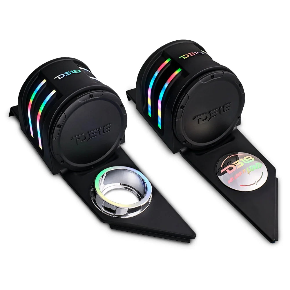 Polaris Slingshot Headrest Empty Enclosure with Digital Led