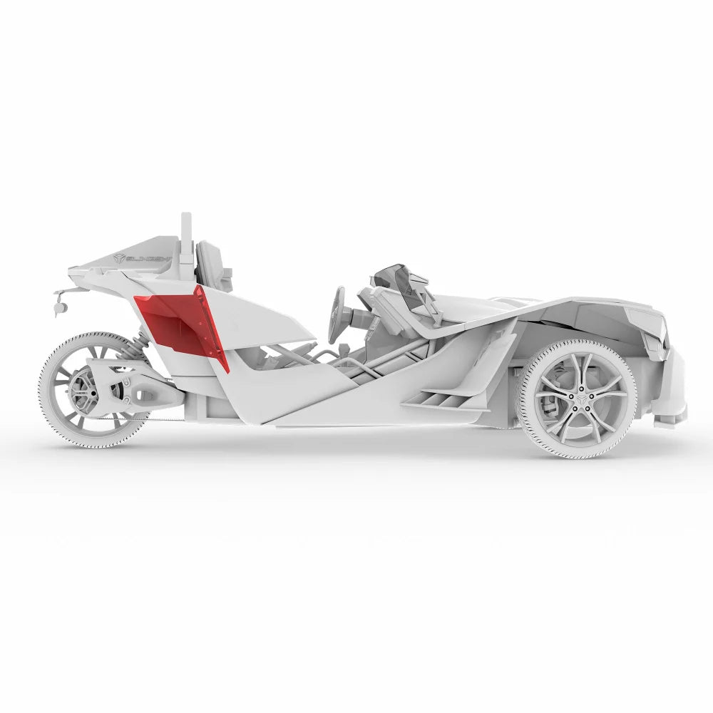 Polaris Slingshot Rear 10’’ Subwoofer Empty Enclosure