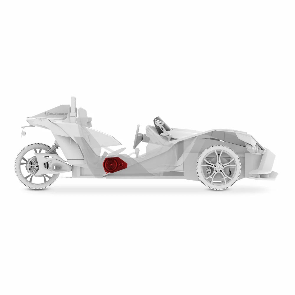 Polaris Slingshot Side Panel Empty Enclosure Fits 2 x 6.5’’