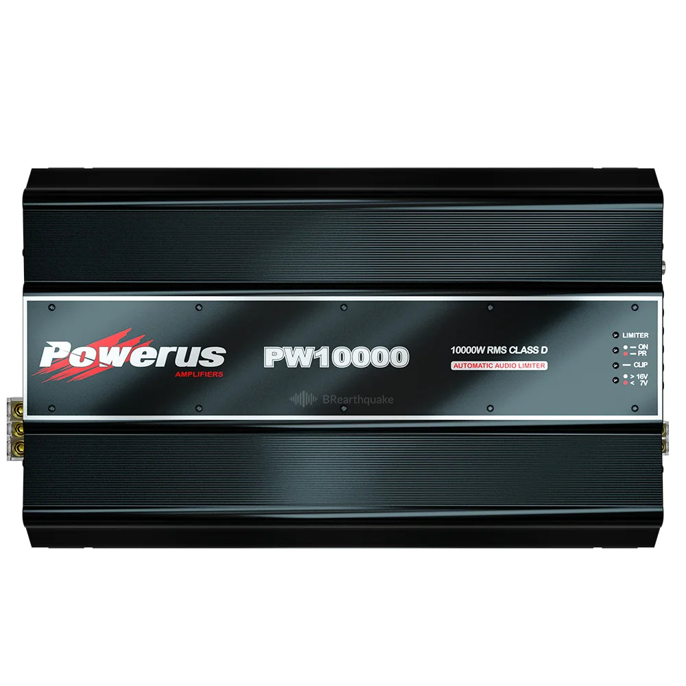 Powerus Pw10000 Amplifier 1-ohm 11900w Rms 1-channel