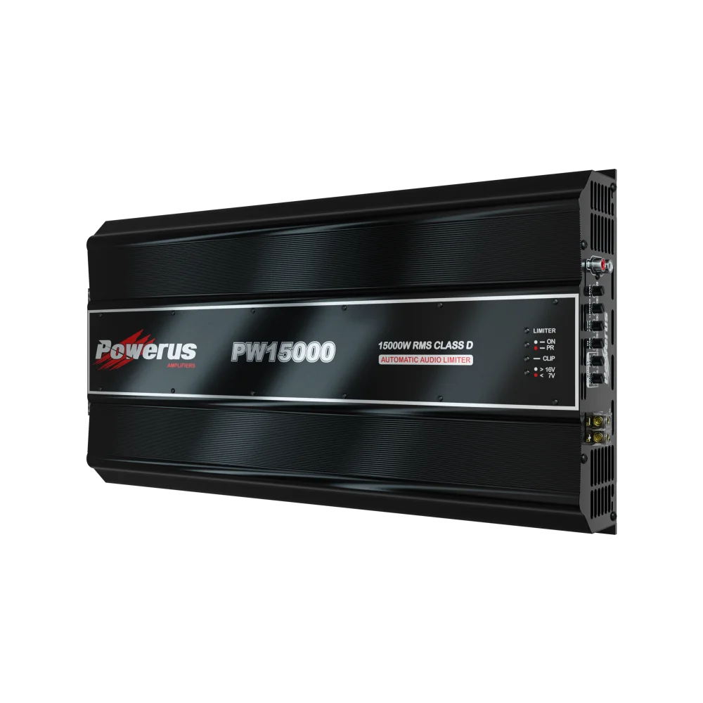 Powerus Pw15000 Amplifier 2-ohm 17150w Rms 1-channel - Sms