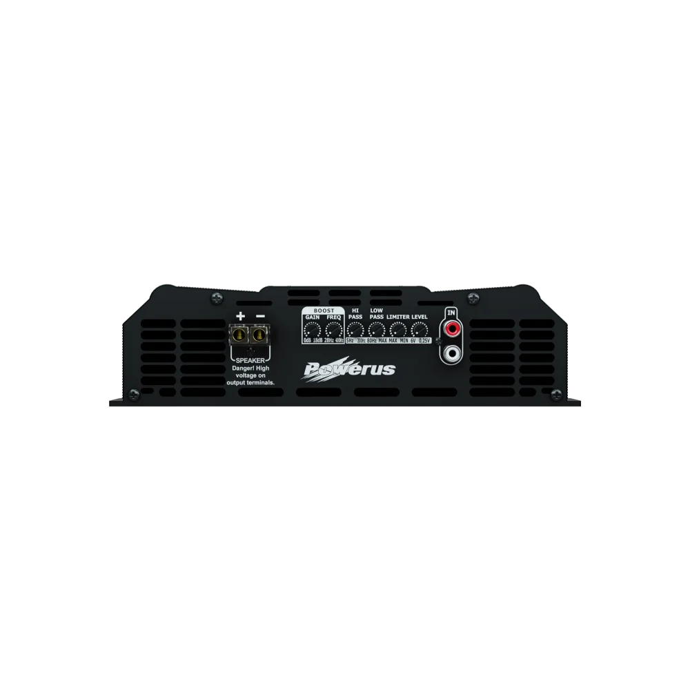 Powerus Pw1600 Amplifier 2-ohm 1960w Rms 1-channel - Sms