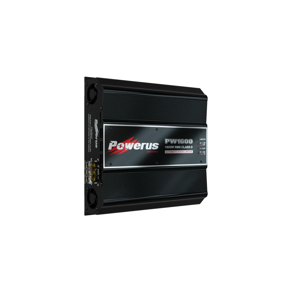 Powerus Pw1600 Amplifier 2-ohm 1960w Rms 1-channel - Sms