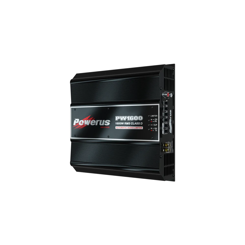 Powerus Pw1600 Amplifier 2-ohm 1960w Rms 1-channel - Sms