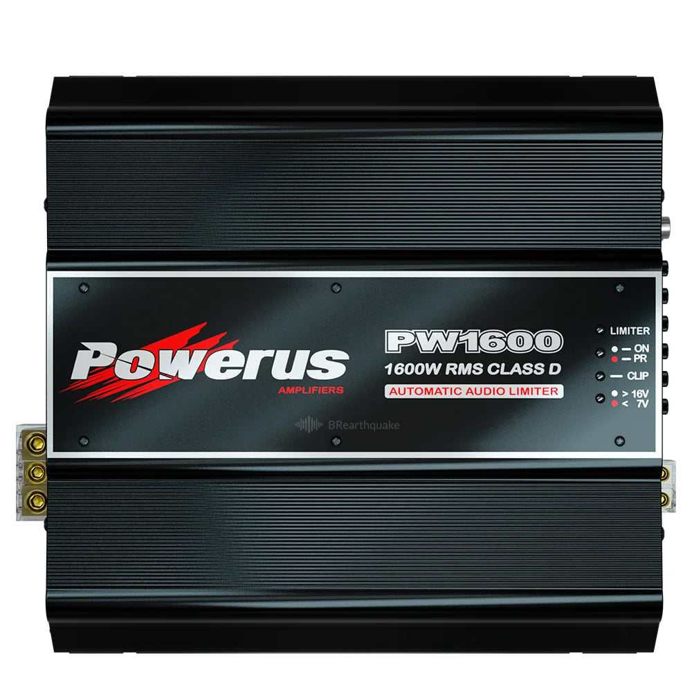 Powerus Pw1600 Amplifier 4-ohm 1960w Rms 1-channel - Sms