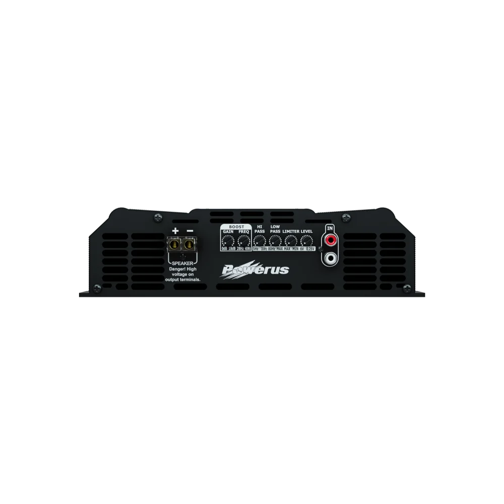 Powerus Pw3500 Amplifier 2-ohm 4740w Rms 1-channel - Sms
