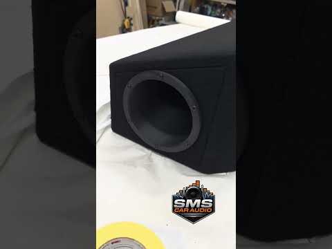 2022 GMC Denali Duramax with dual Kicker SoloX L7X 8-inch subwoofers installed by SMS Car Audio