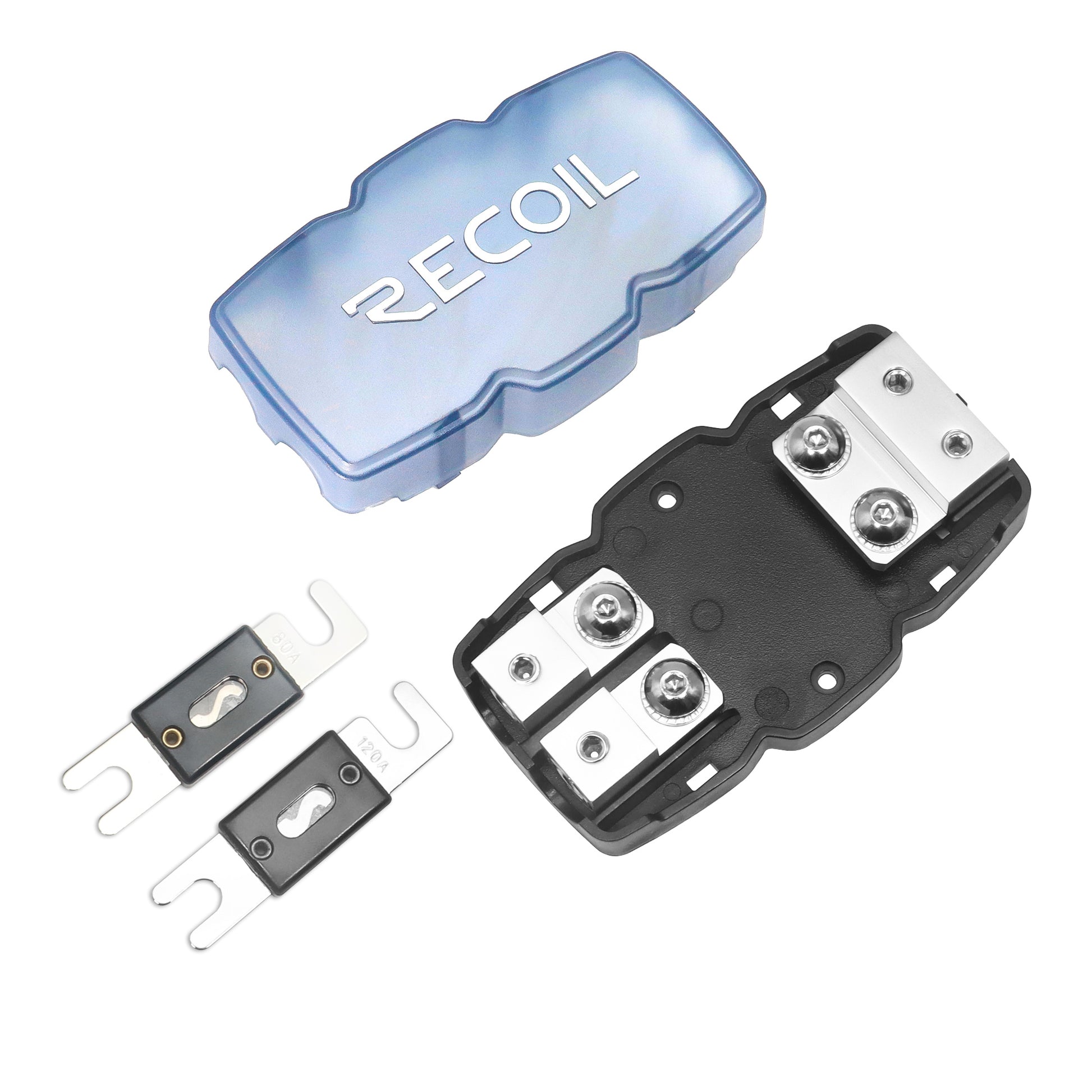 Recoil AFH22 2-way Mini-ANL fused distribution block