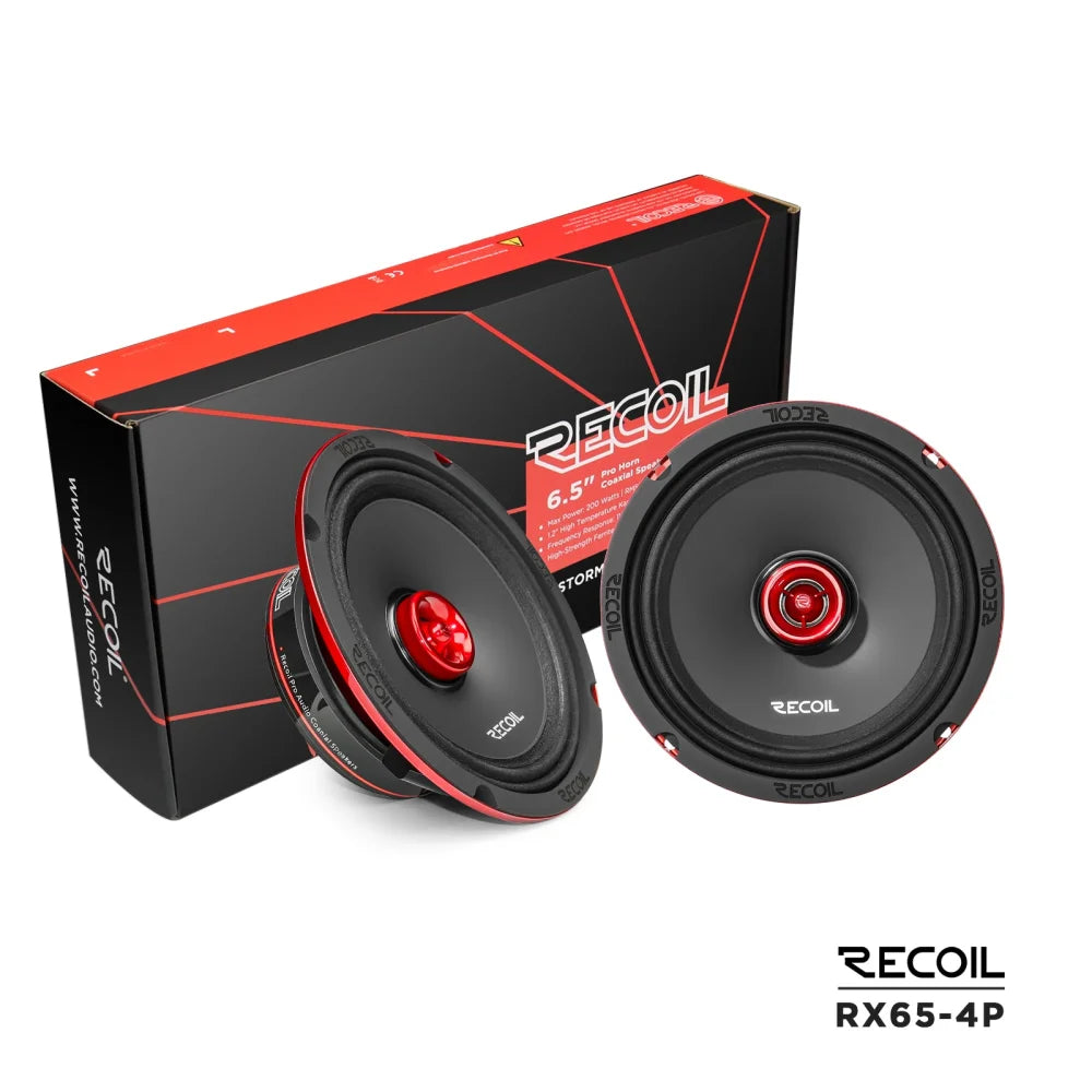 Recoil Audio Rx65-4p 6.5″ Red Storm Series Coaxial Car