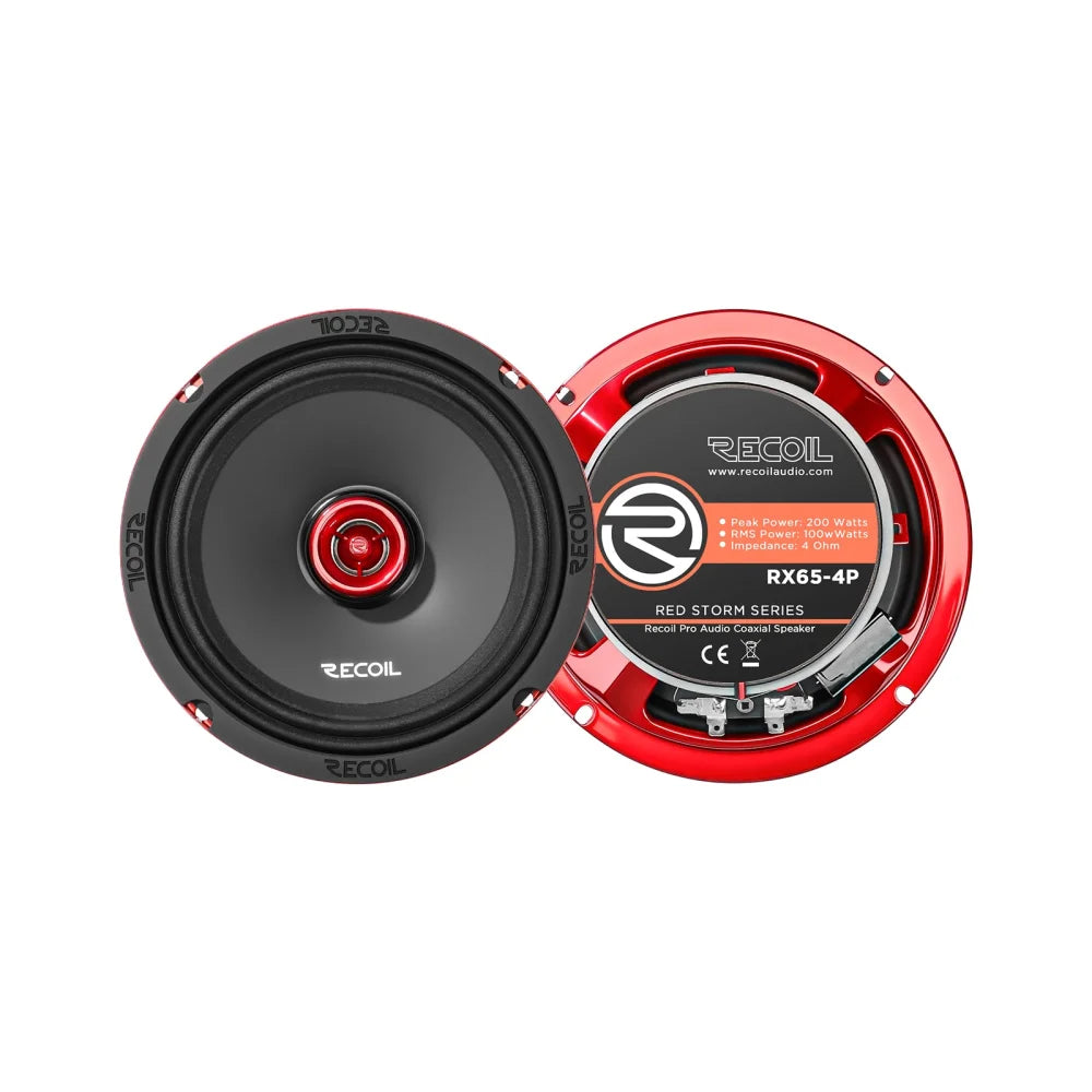 Recoil Audio Rx65-4p 6.5″ Red Storm Series Coaxial Car