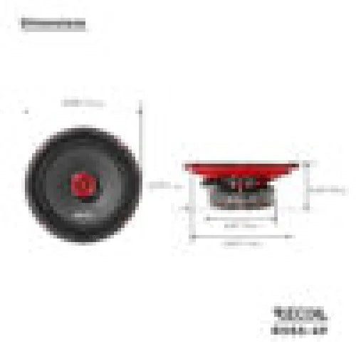 Recoil Audio Rx65-4p 6.5″ Red Storm Series Coaxial Car