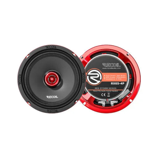 Recoil Audio Rx65-4p 6.5″ Red Storm Series Coaxial Car