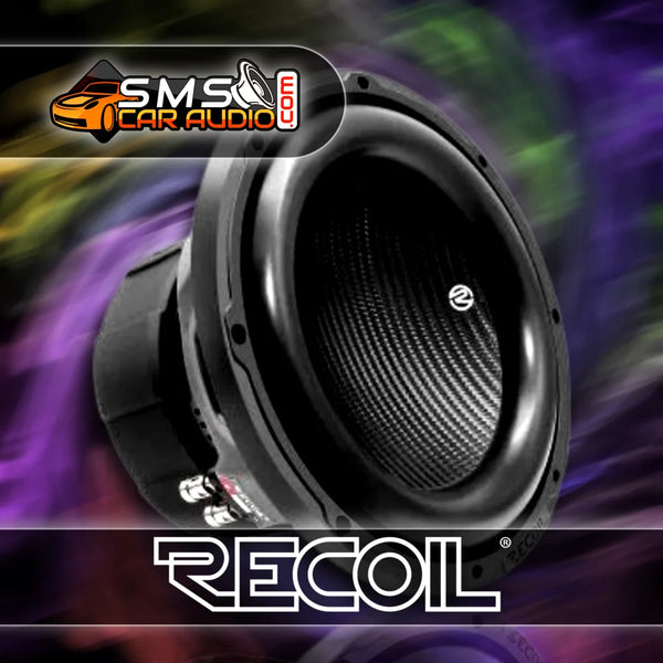 Recoil Audio Pw8d2 Echo Pro 8 Inch 400 Watts Rms Dvc 2 Ohm