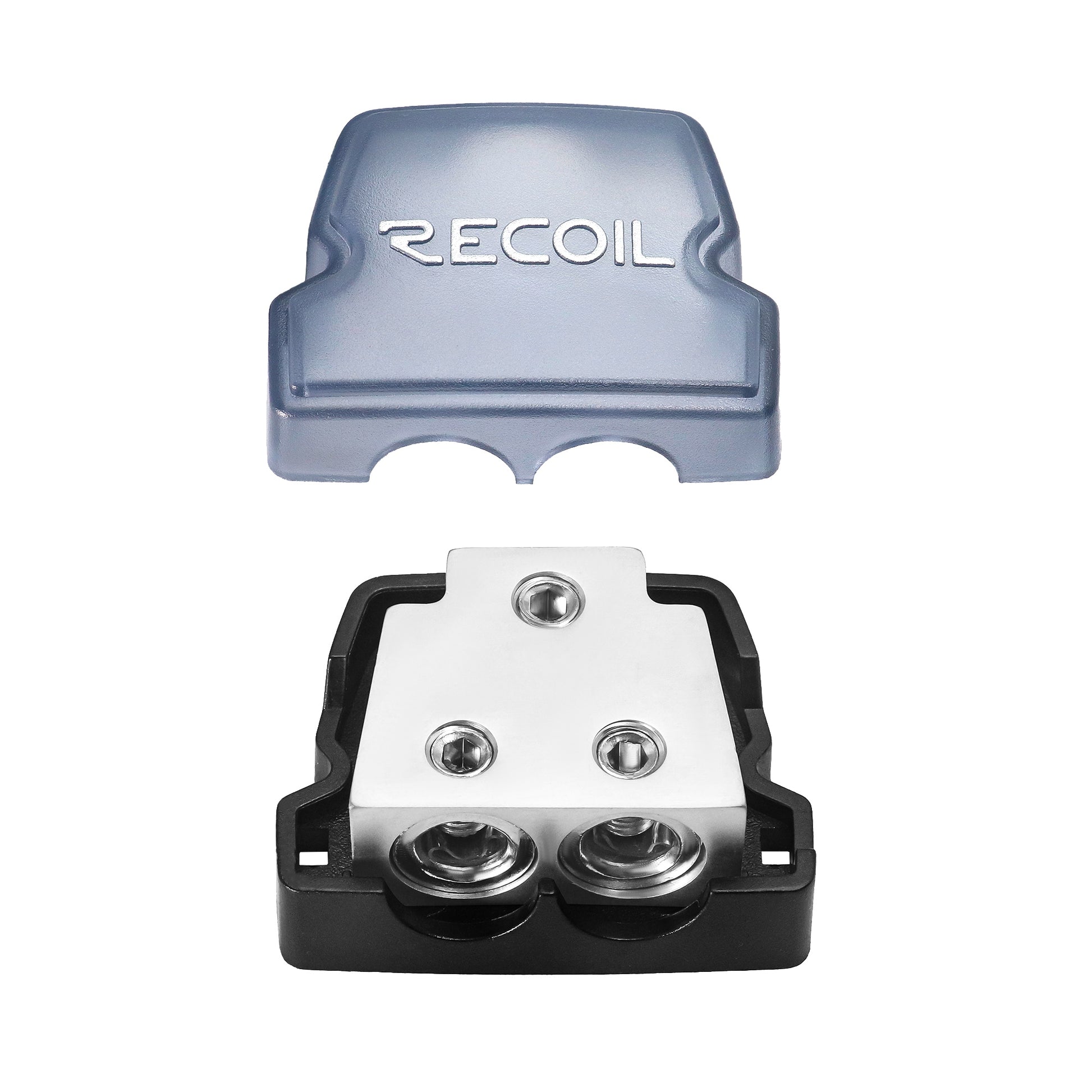 Recoil BDB12 2-way 0/2/4 AWG power distribution block