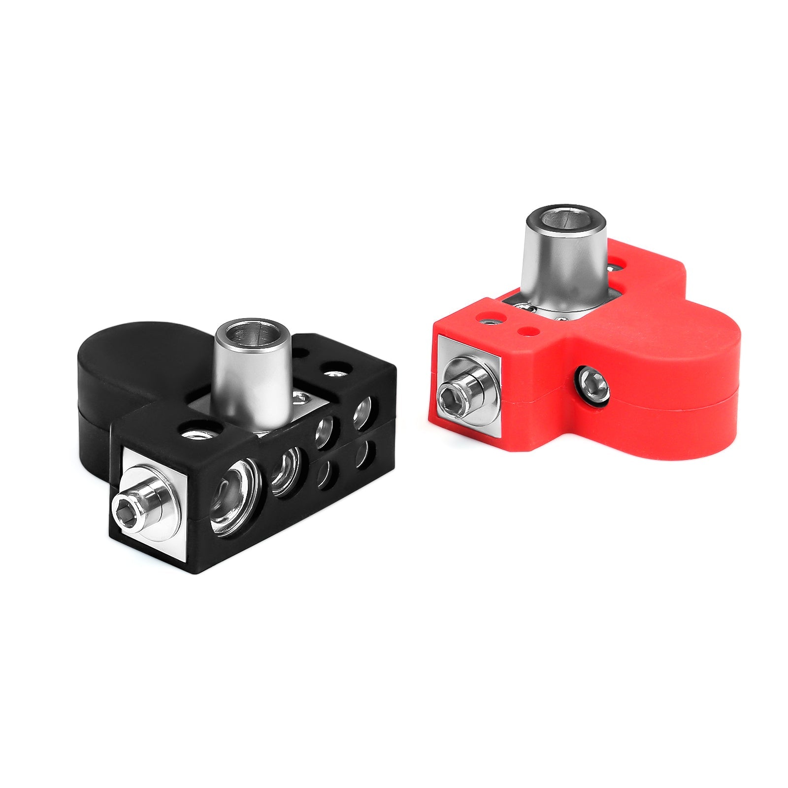 Recoil BTL solid brass multi-output positive and negative battery terminals