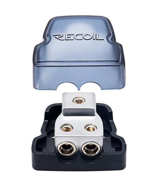 Recoil DB12 2-way 0/2/4 gauge to 4/8 gauge power distribution block