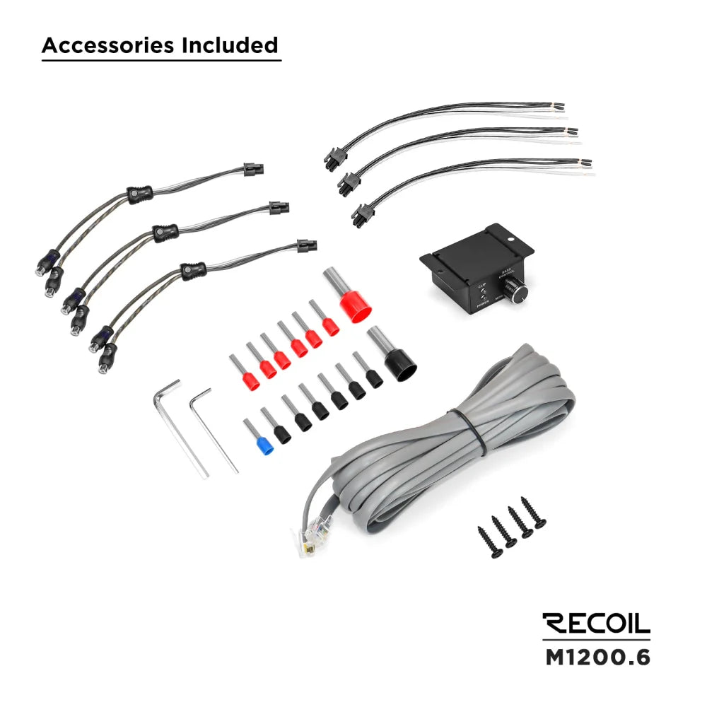 Recoil M1200.6 Echo Pro Series 6-channel Amplifiers - Sms