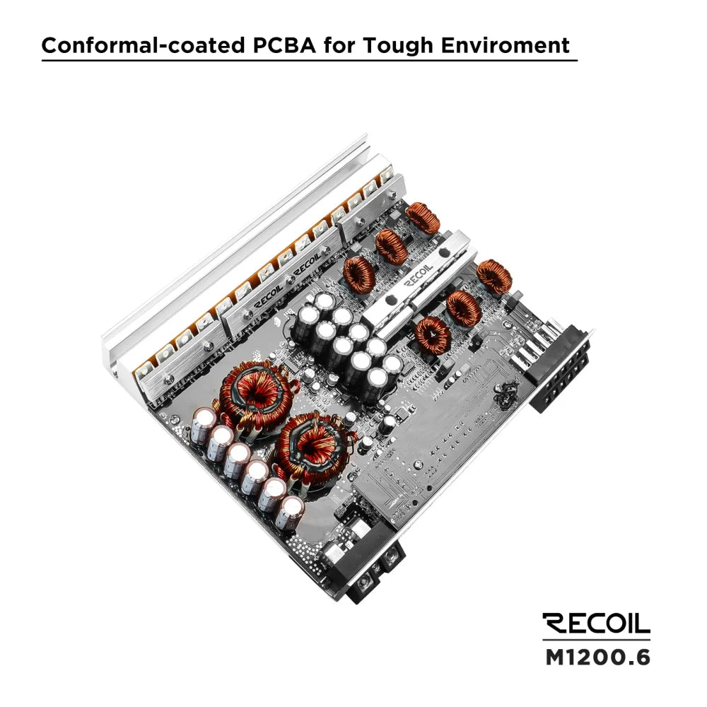 Recoil M1200.6 Echo Pro Series 6-channel Amplifiers - Sms