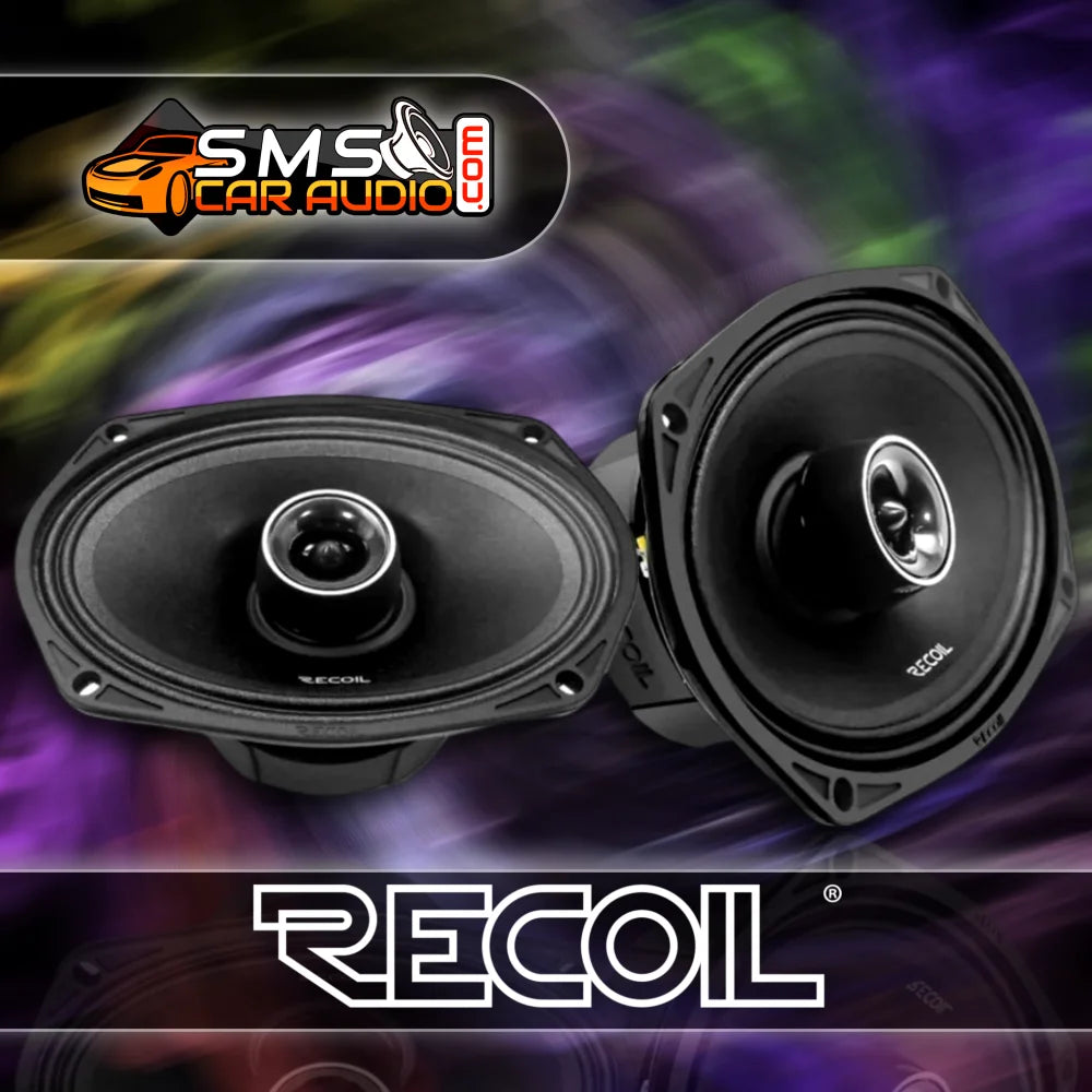 Recoil Mx69 Pair 6x9-inch 2-way Pro Audio Speaker