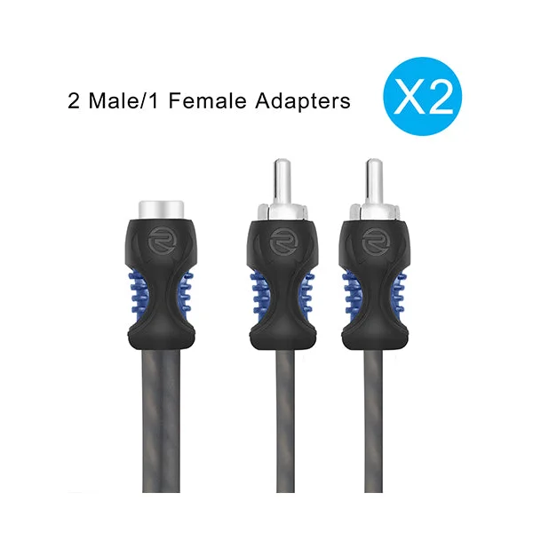 Recoil R1f2m Echo Series Ofc Rca Y - adaptor 1 Female To 2