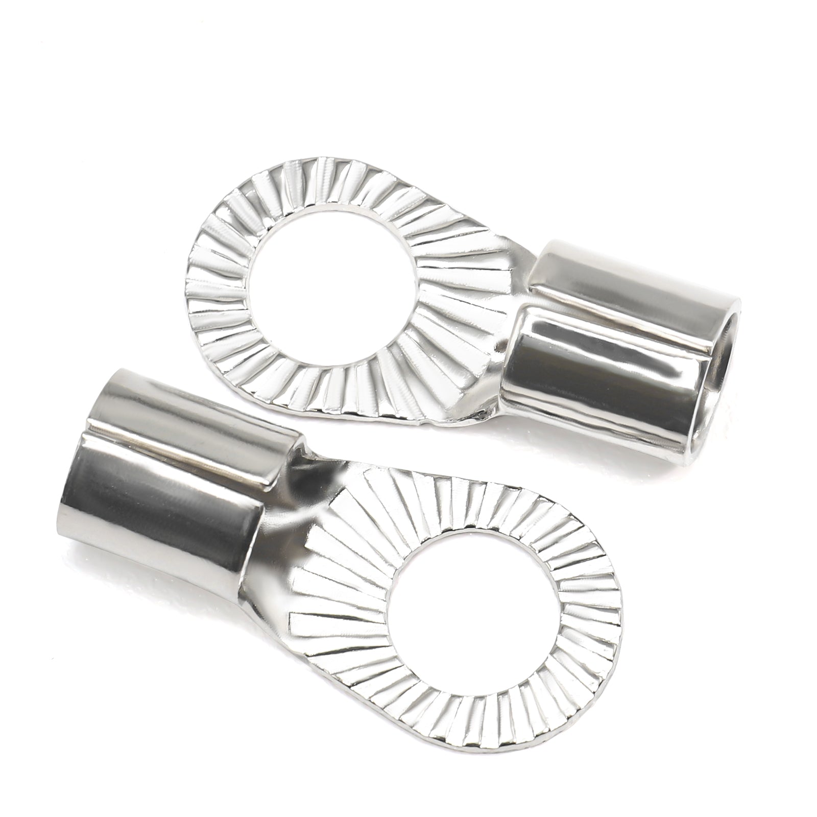 Recoil RT0516-10 0 AWG 5/16-Inch Copper Ring Terminals 10 Pack