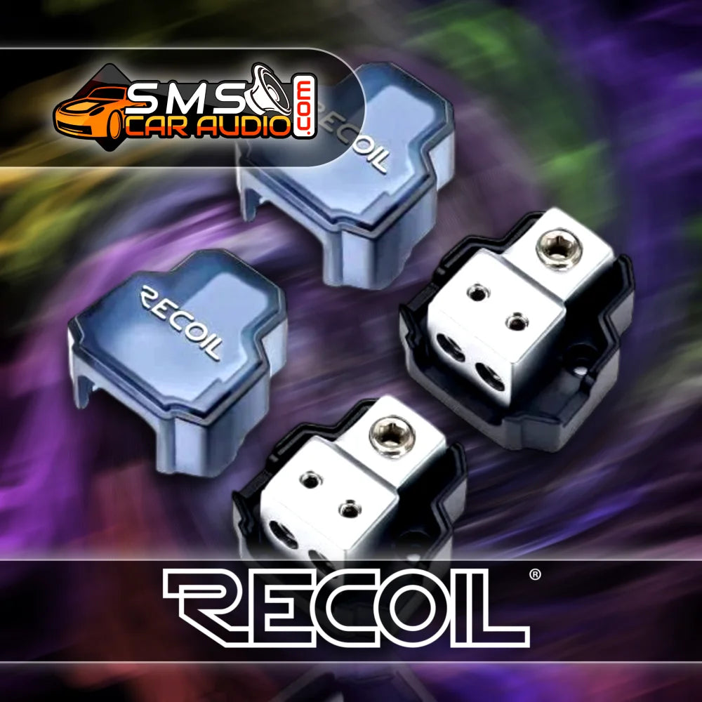 Recoil Sdb12p 2-way Mini Power Distribution Block 1 x 4/8