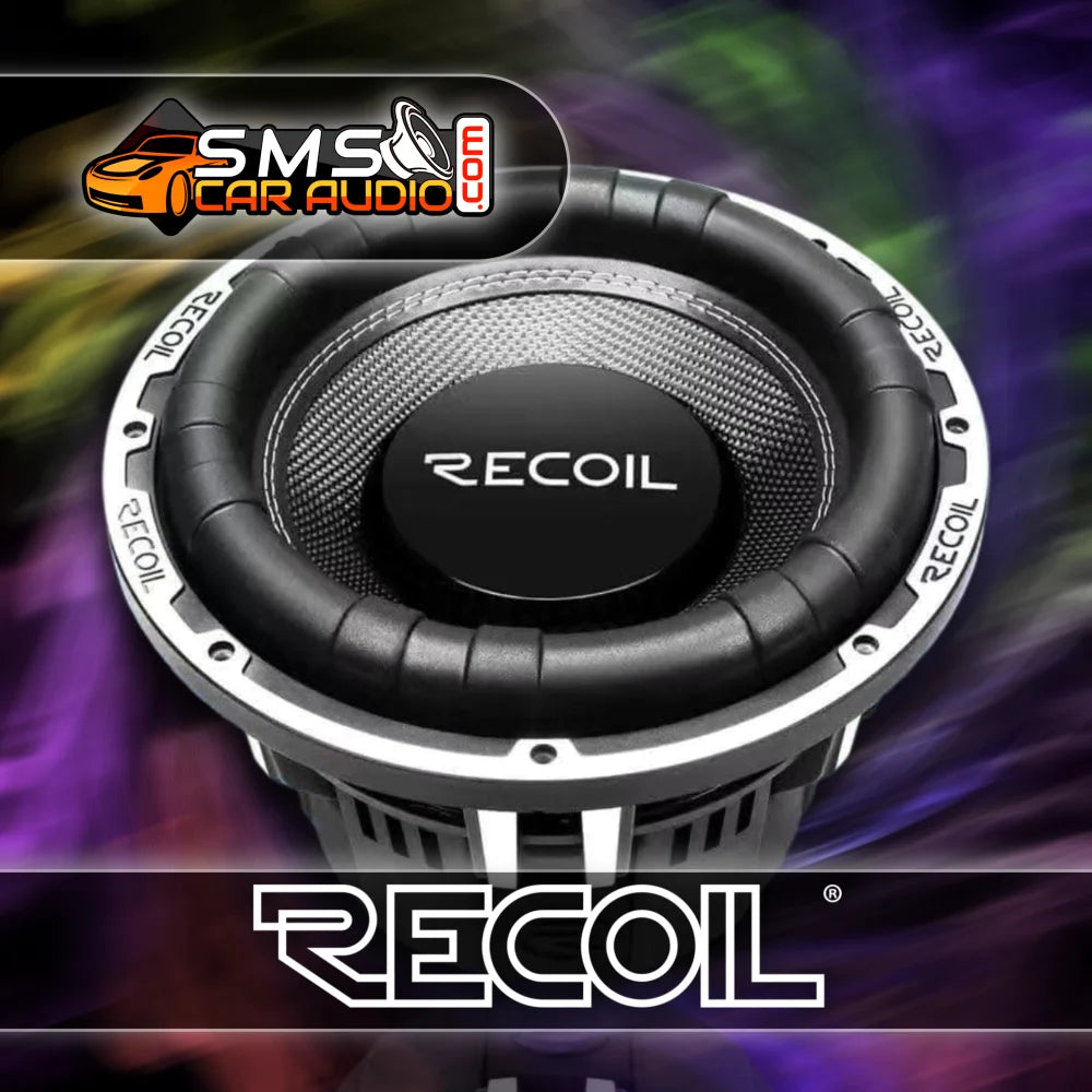 🔊 Recoil Sw12d2 12’’ Subwoofer 1200 Watts Rms - Sms Car