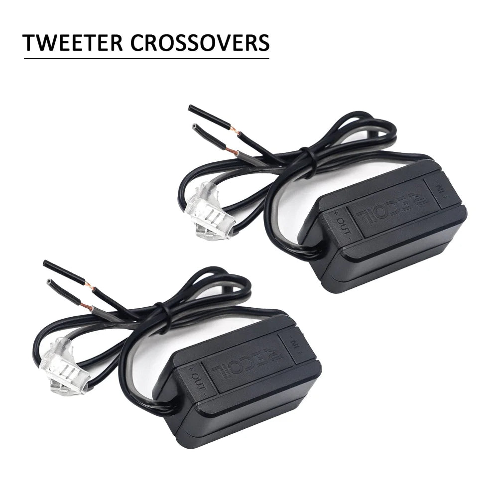 Recoil Tw250 High Compression Bullet Super Tweeters Pair