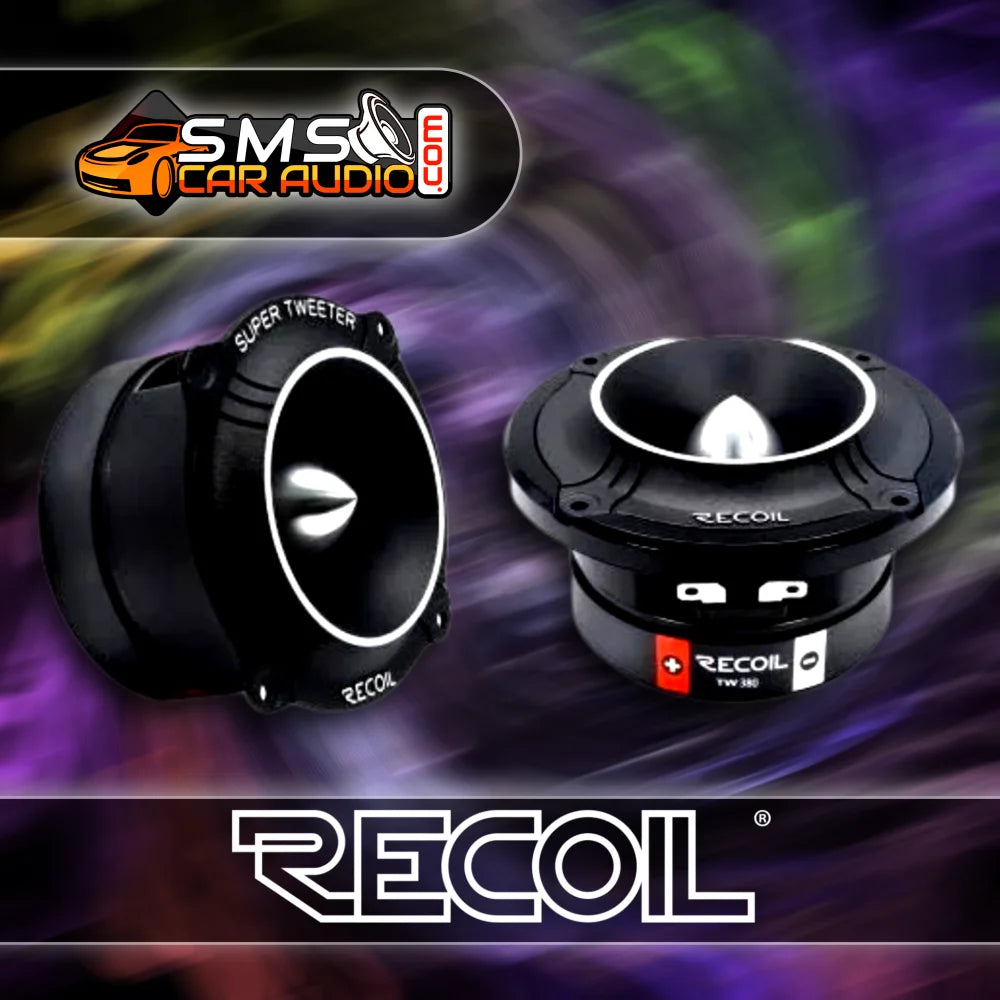 Recoil Tw380 High Compression Bullet Super Tweeters Pair