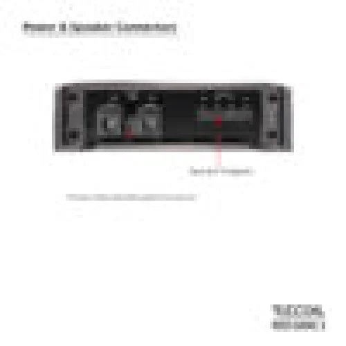 Recpoil Red 1800.1 1 Ohm Stable Channel Subwoofer Amplifier