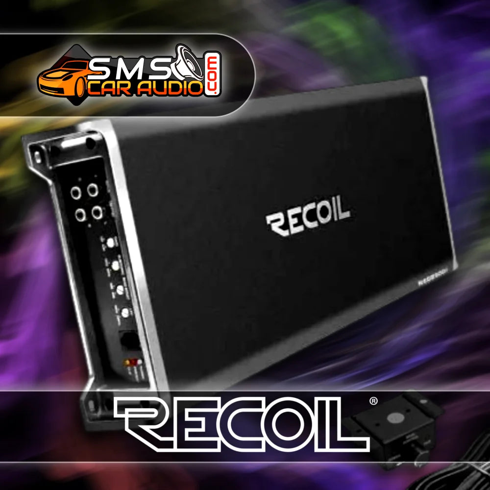 Recpoil Red 1800.1 1 Ohm Stable Channel Subwoofer Amplifier