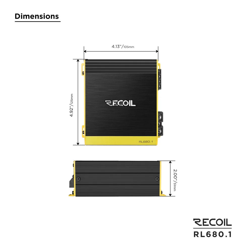 Rl680.1 L-3 1 Channel Amplifier - Recoil Audio