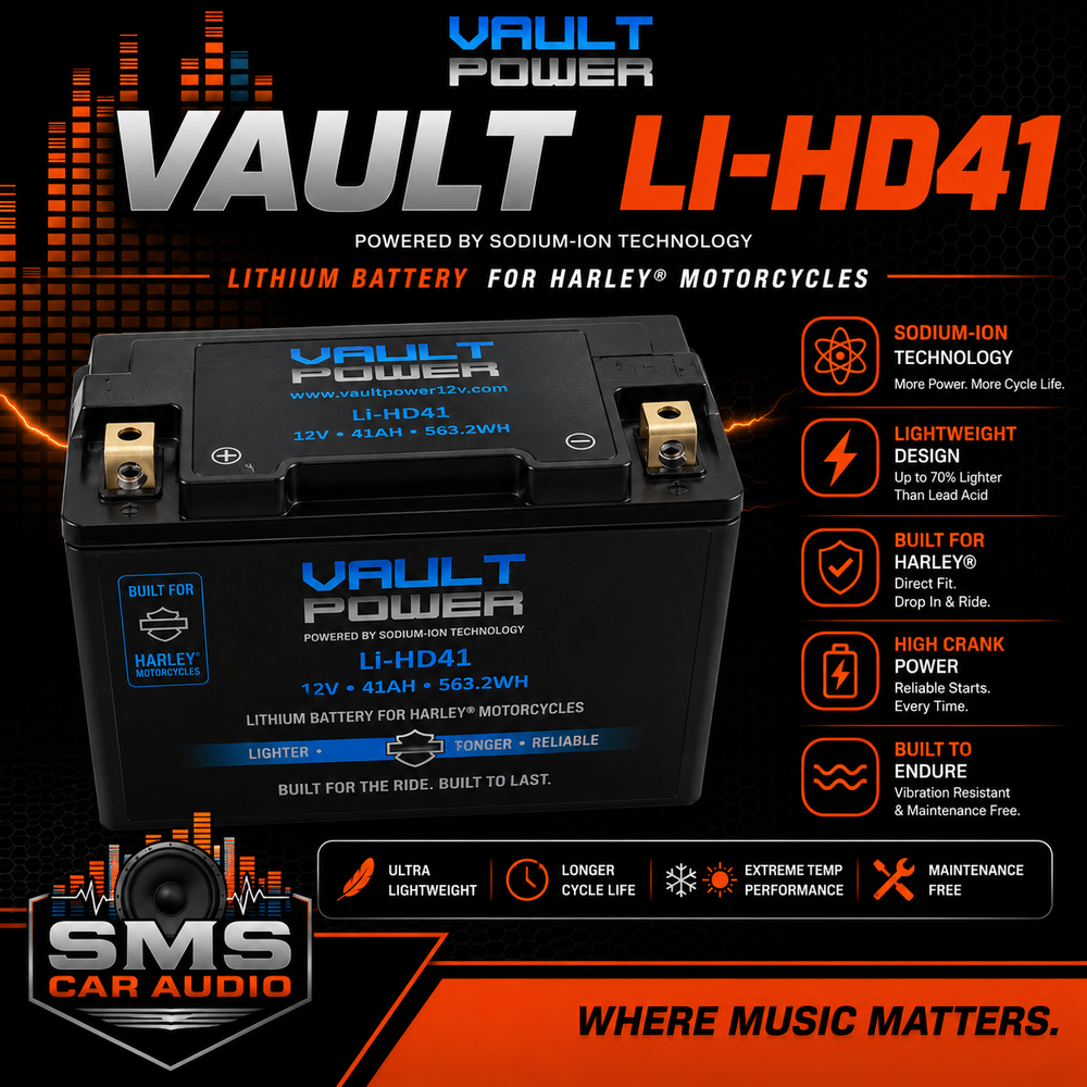 Vault Power LI-HD41 41Ah lithium battery for Harley-Davidson