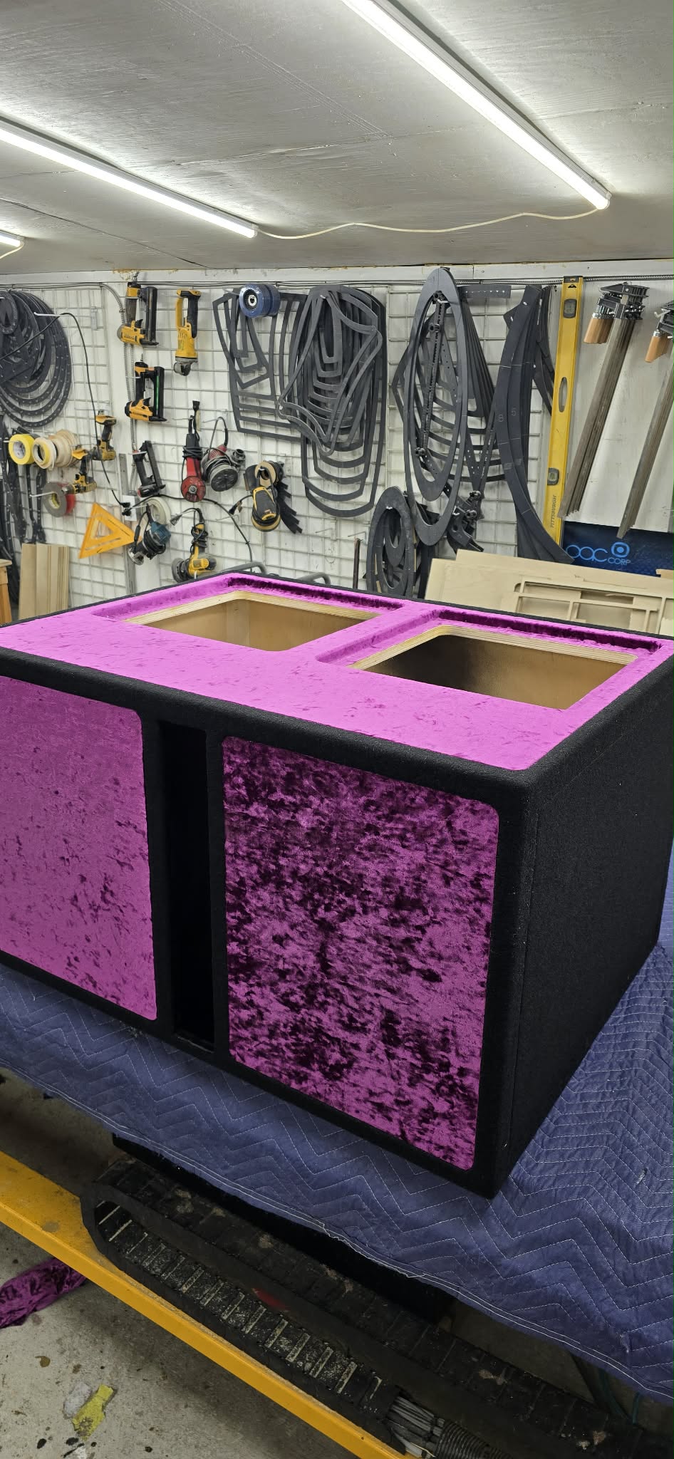 Dual 15″ Custom-Built Subwoofer Enclosure (Built-to-Order)