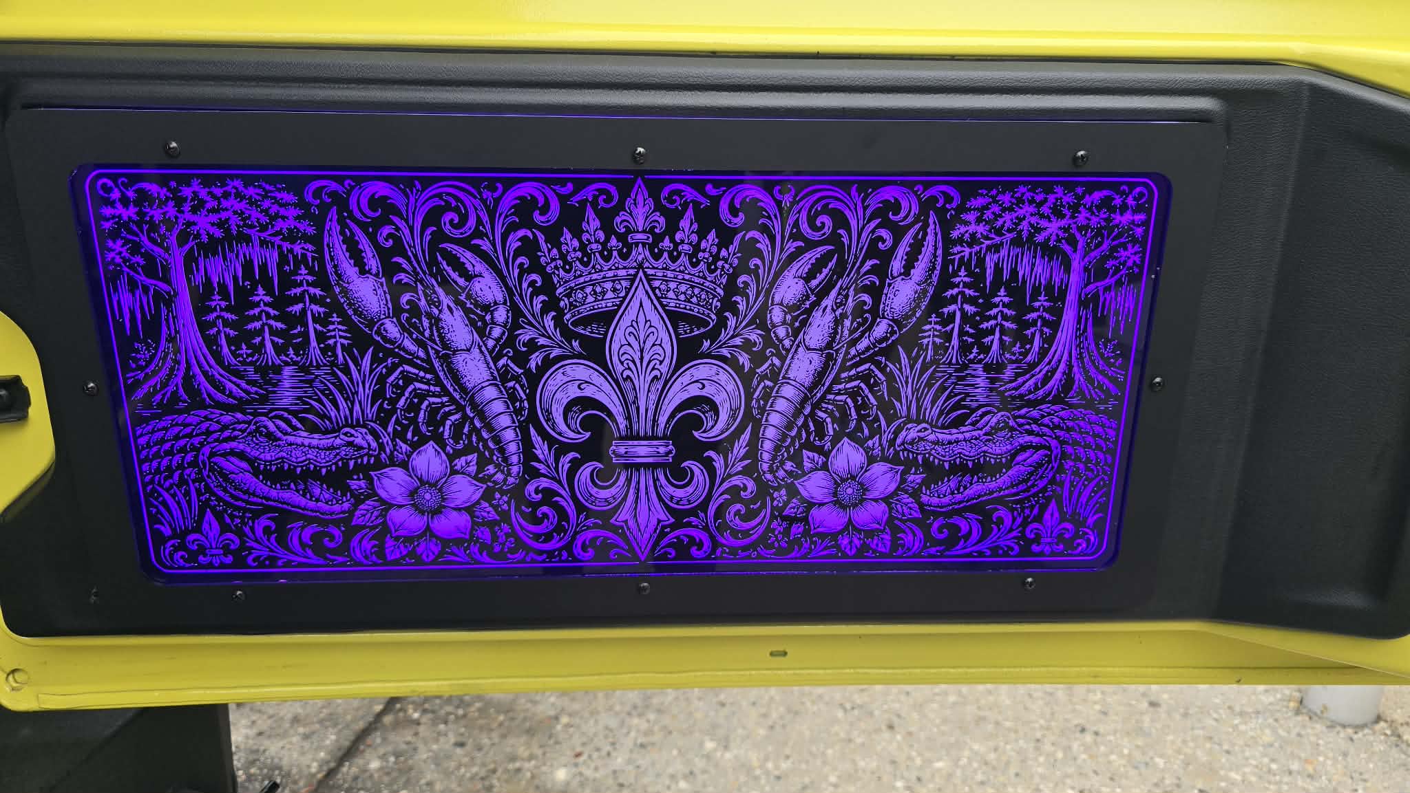 Lit FX Jeep Tailgate LED Panel with Controller