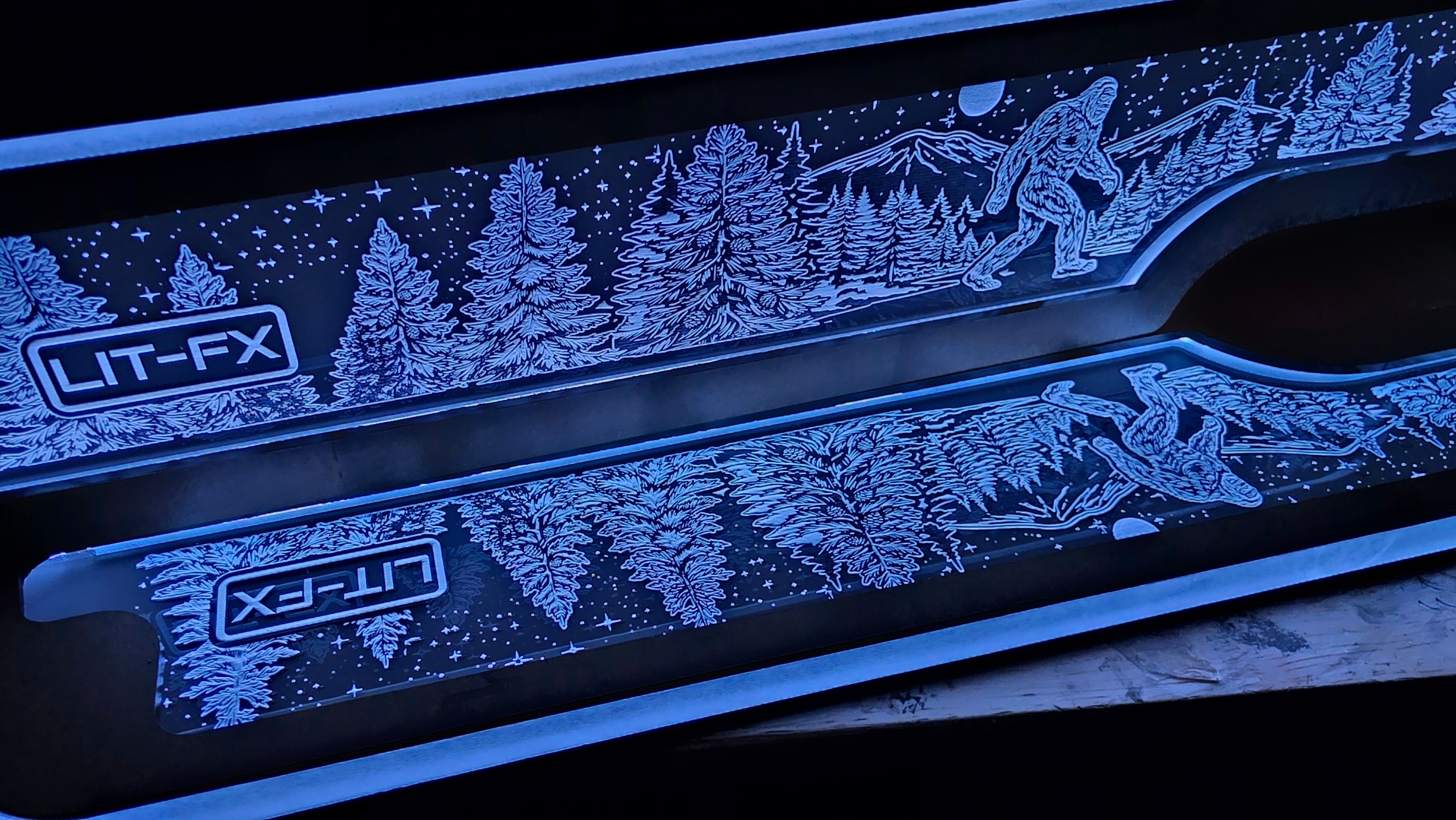 Lit FX SMS Car Audio Jeep JL JT LED panel with controller
