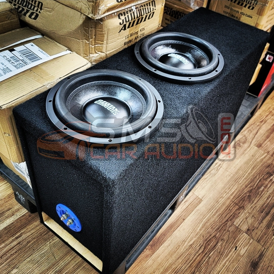 Dual 10″ Custom-Built Subwoofer Enclosure (Built-to-Order)