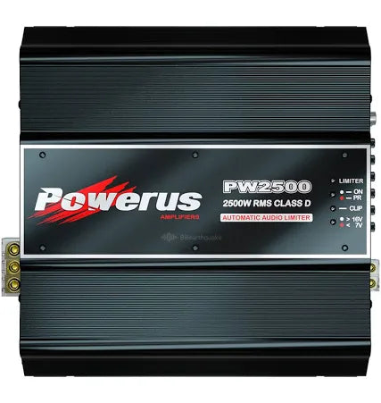 Powerus PW2500 0.5-Ohm monoblock amplifier | SMS Car Audio