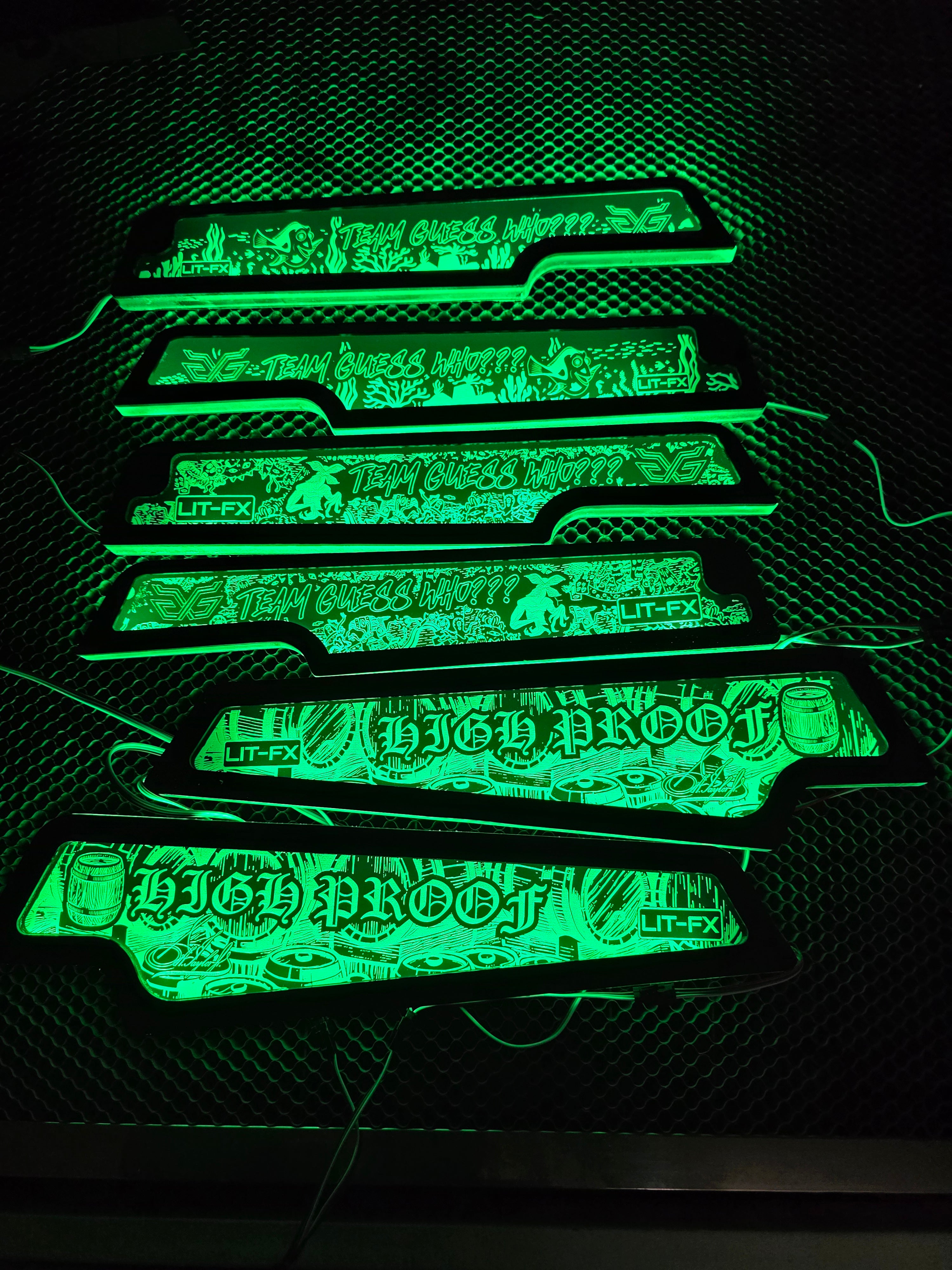 Lit FX SMS Car Audio Jeep JK JKU magnetic LED panel