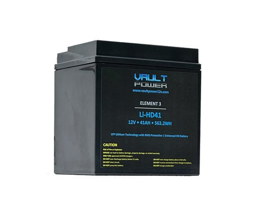 Vault Power LI-HD41 41 Ah Harley Lithium Battery at SMS Car Audio