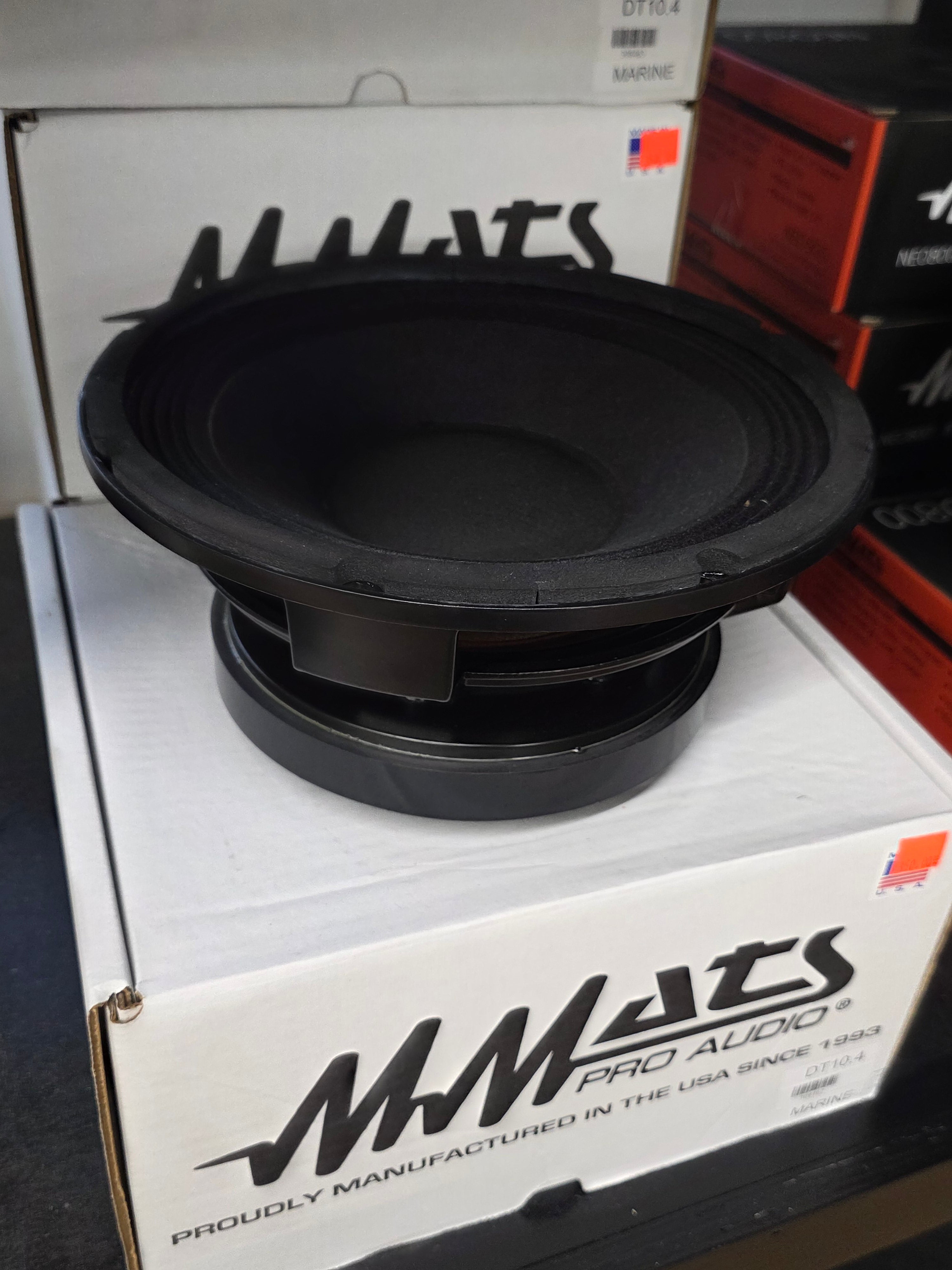 MMATS DTX 10" MIDRANGE WITH 1" THREADED REAR FOR DRIVER CLEARANCE