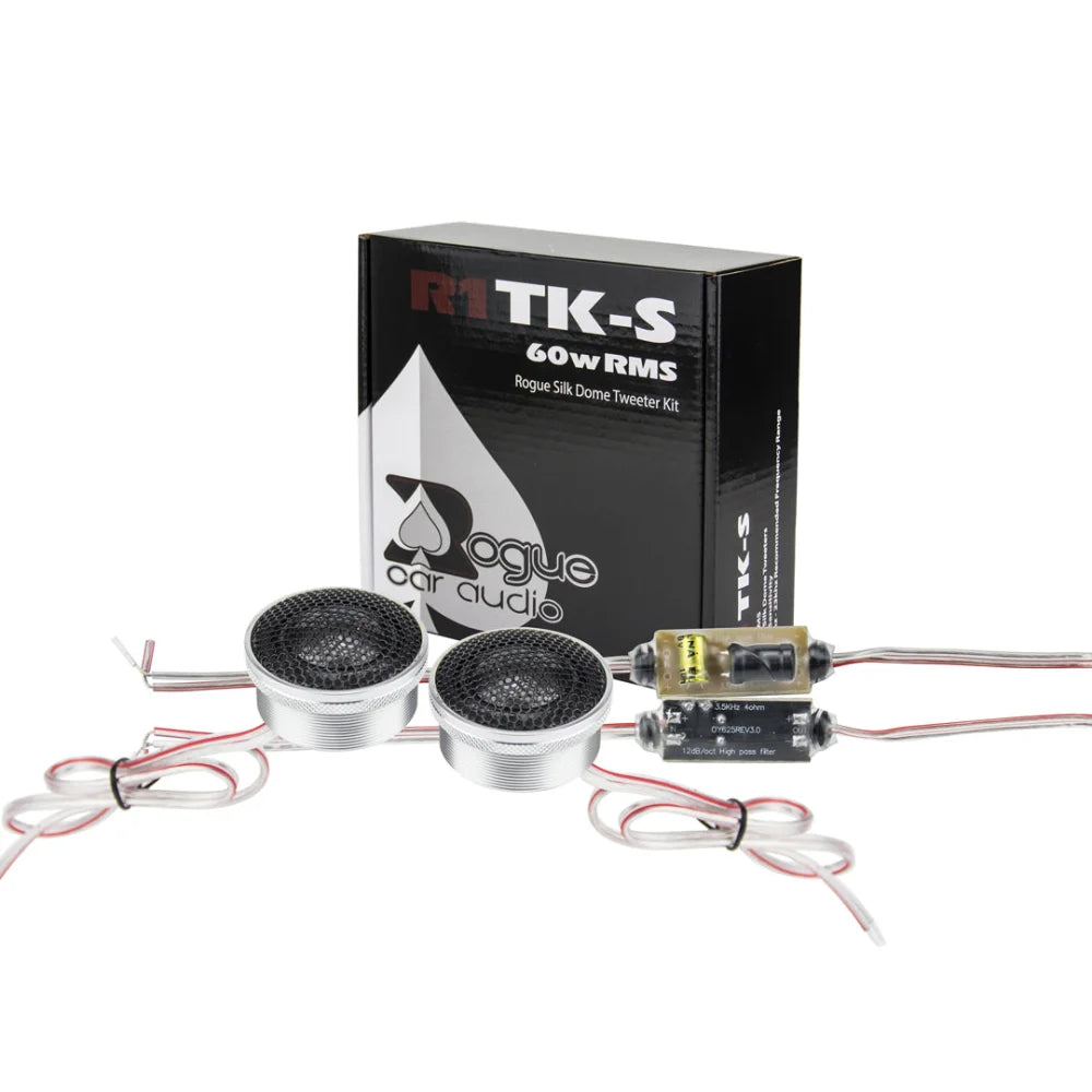 Rogue Car Audio R1tk-s Silk Dome Tweeter Kit - Tweeters