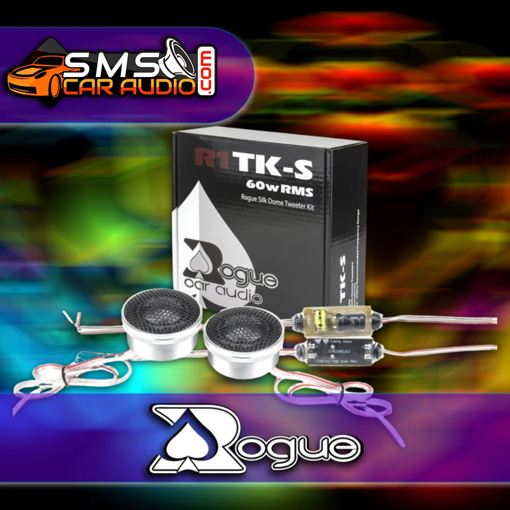 Rogue Car Audio R1tk-s Silk Dome Tweeter Kit - Tweeters