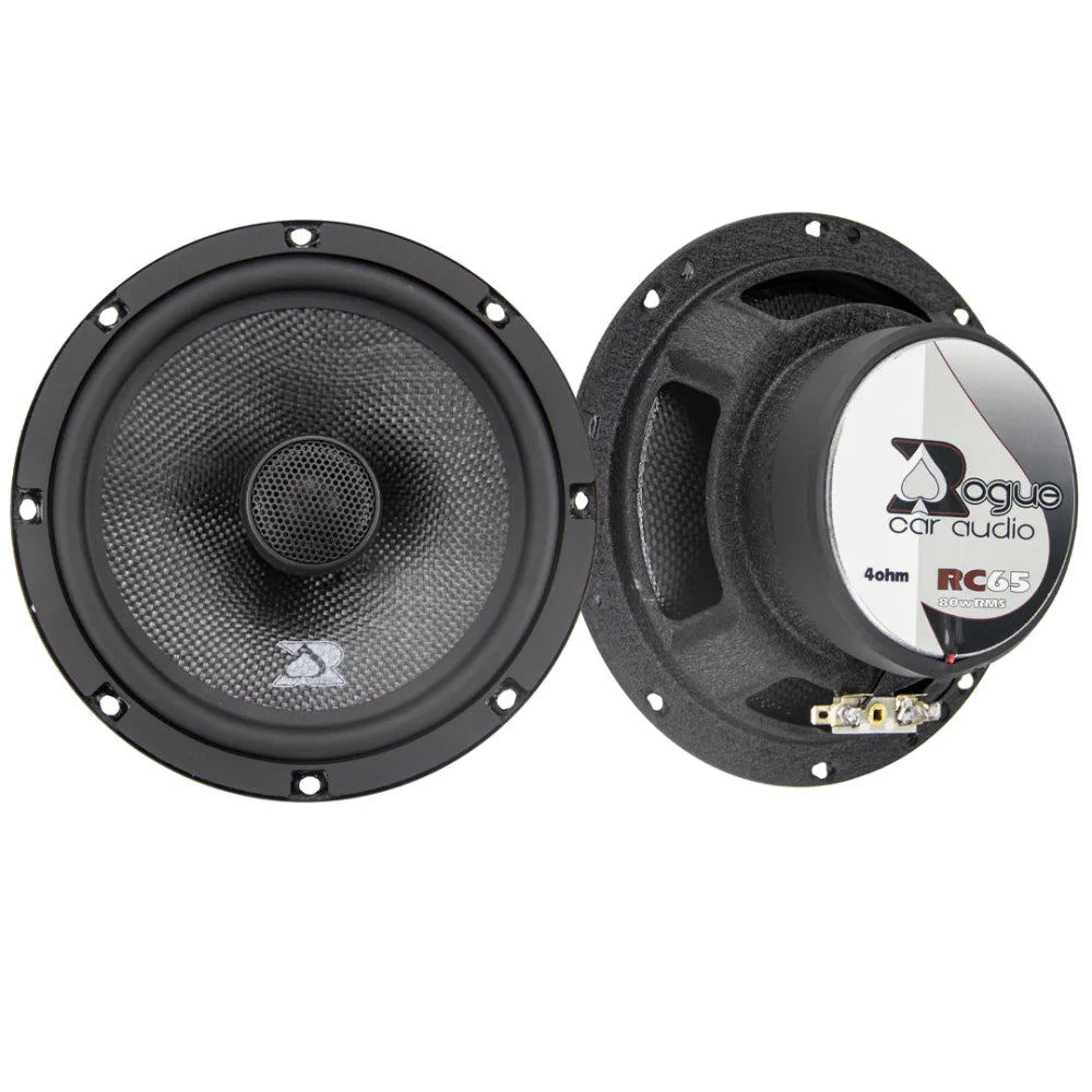 Rogue Car Audio Rc65 6.5’’ Coaxial Speaker Pair