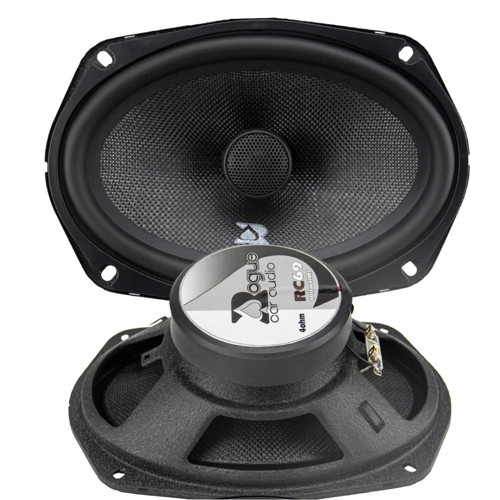 Rogue Car Audio Rc69 6x9’’ Coaxial Speaker Pair