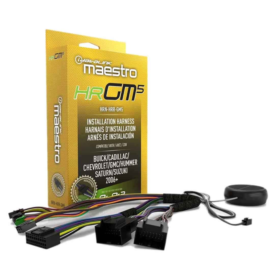 iDatalink Maestro HRN-HRR-GM5 radio replacement T-harness for Chevrolet GMC Buick and Cadillac